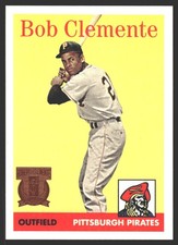 Bob Clemente #4 1998 Topps Roberto Clemente Commemorative Reprints