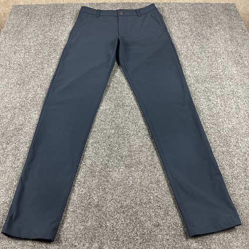 Lululemon Pants Mens 30 Navy Blue ABC Trouser Slim Fit Stretch Golf Commuter - Picture 2 of 12