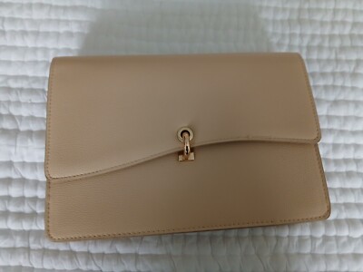 ORIFLAME  SWEDEN Vegan Leather  Cream Crossbody Bag With Removable Straps NWOT