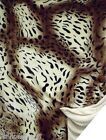 Leopard Print Queen Size Soft Luxury Sherpa Bed Spread Blanket 79" x 95"