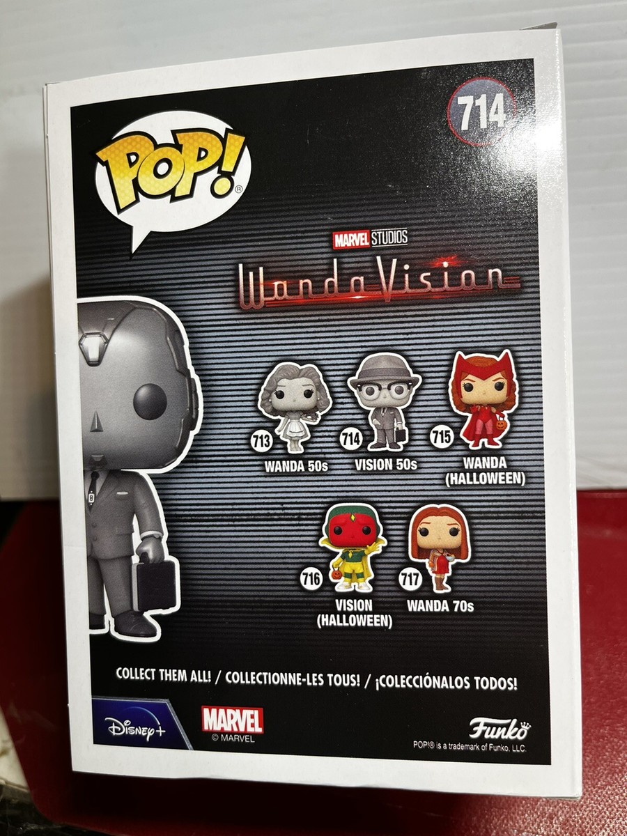 Funko Pop! #714 Vision 50s WandaVision CHASE Exclusive Misb