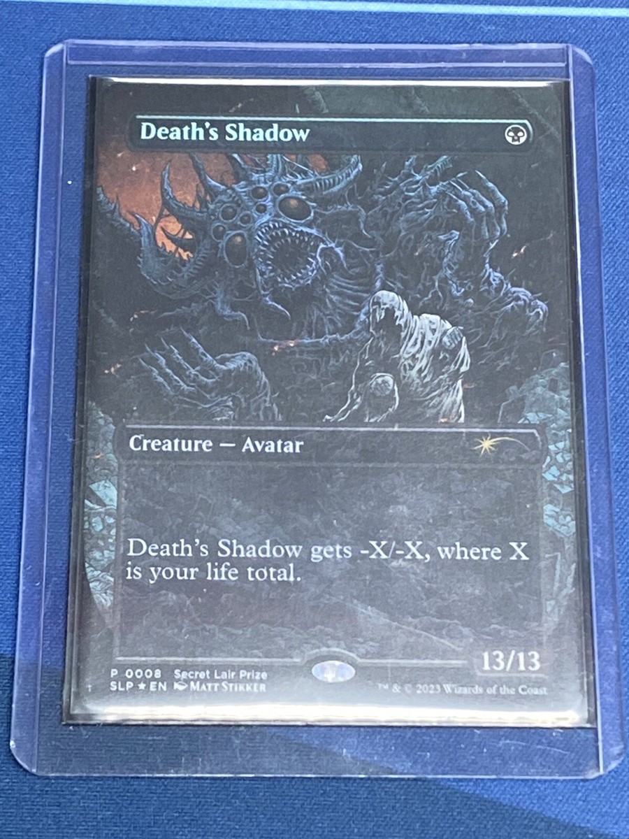 MTG Death's Shadow Foil RCQ Champion Promo Secret Lair Prize NM | eBay