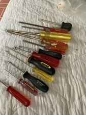Screwdrivers nutdrivers various sizes and types set of 13