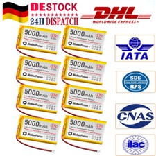 Batteria LiPo 3,7V 5000mAh, Ricaricabile, 1S 3C 105080 per Scheda Arduino ESP32