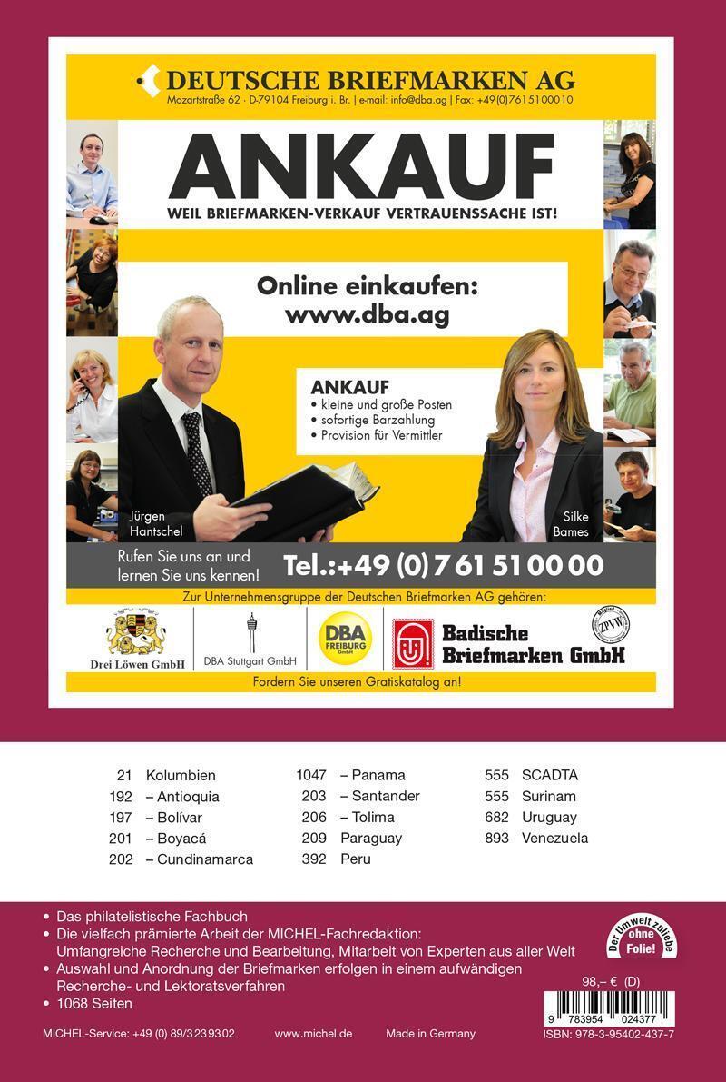 Thumbnail - Michel Südamerika K-z 2023 | Michel-redaktion | Ü 3.2 | Buch | 1068 S.
