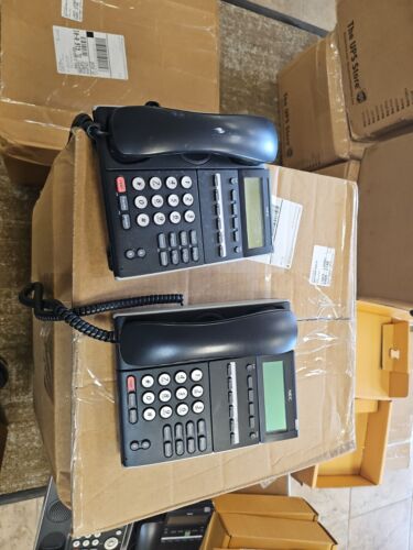 NEC DT300 Series DLE6DZ-BK Phone DTL-6DE-1(BK)TEL DLE(6D)Z-BK Digital Many Avail - Picture 1 of 9