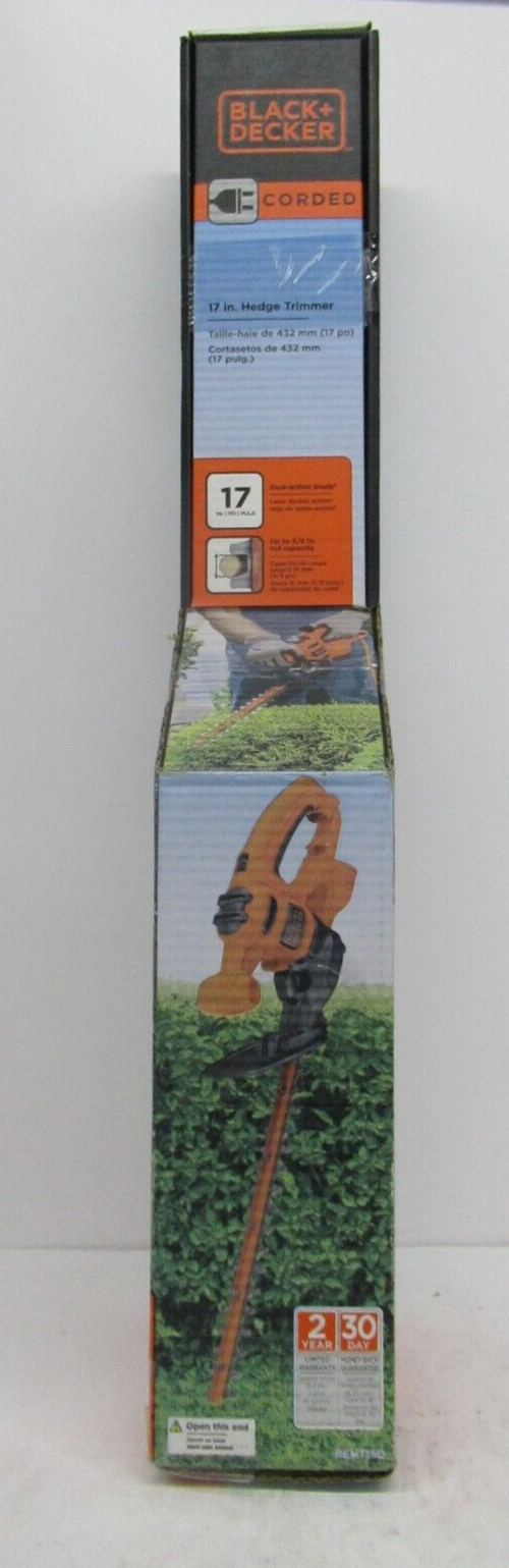 Black+Decker 3.2AMP 17inch Electric Hedge Trimmer BEHT150 991894251626