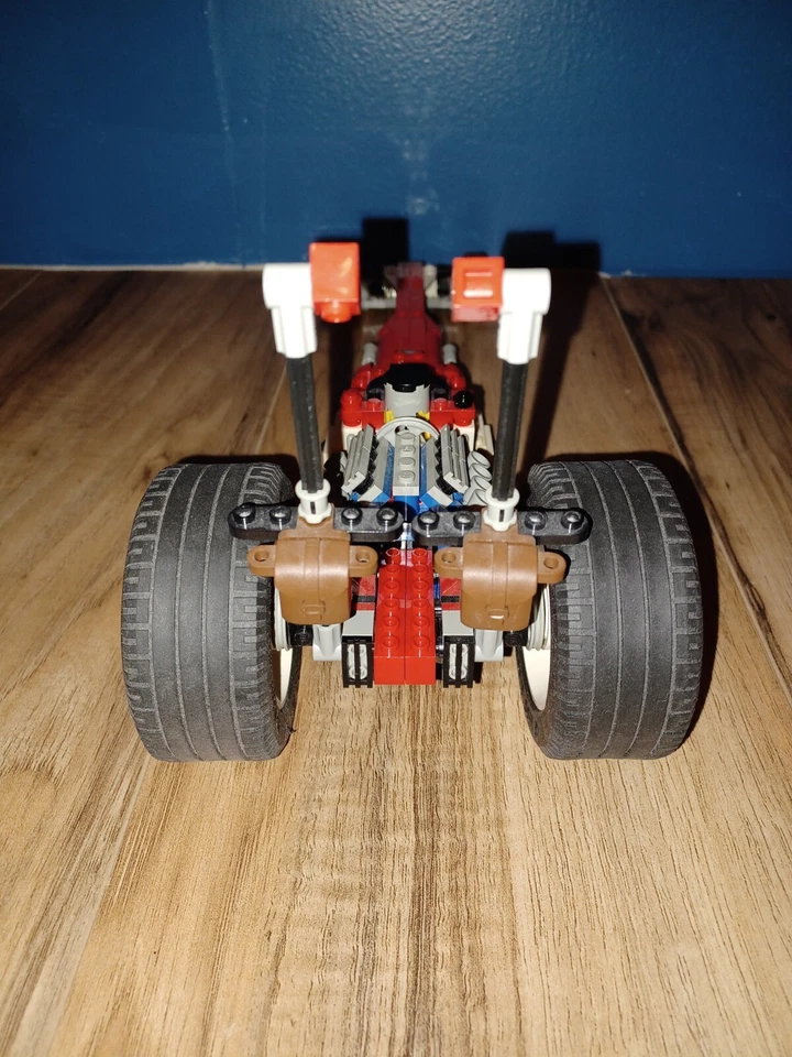 VINTAGE LEGO Team Model 5533 Red Fury Octan Drag Racer INCOMPLETE AS IS  - Image 4 of 4