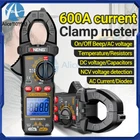 ANENG Digital Multimeter Tester AC DC Volt Ohm Amp Clamp Meter Auto Range 600A