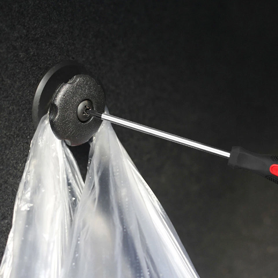 4x Ganchos de Montaje para Coche Trasero Carga Maletero Almacenamiento Organizador Red Auto Accesorios Foto 3 de 4