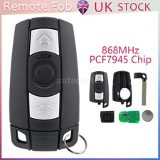 868Mhz 3 Button Remote Key Fob For BMW 1 3 5 7 Series E90 E92 E93 E60 E61 E88 X5