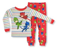 PJ Masks Pajamas 3T Toddler Gekko Owlette Catboy Long Sleeve Shirt Pant Set Kids