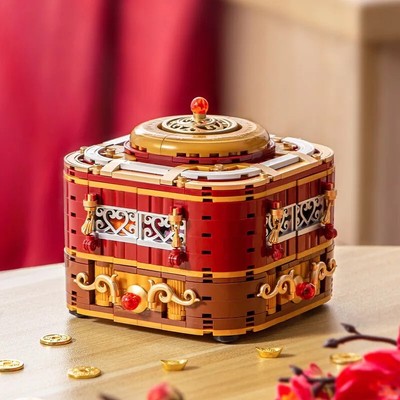 LOZ mini Blocks Building Toys Chinese Candy Box New Year Gift Home Decor 2215
