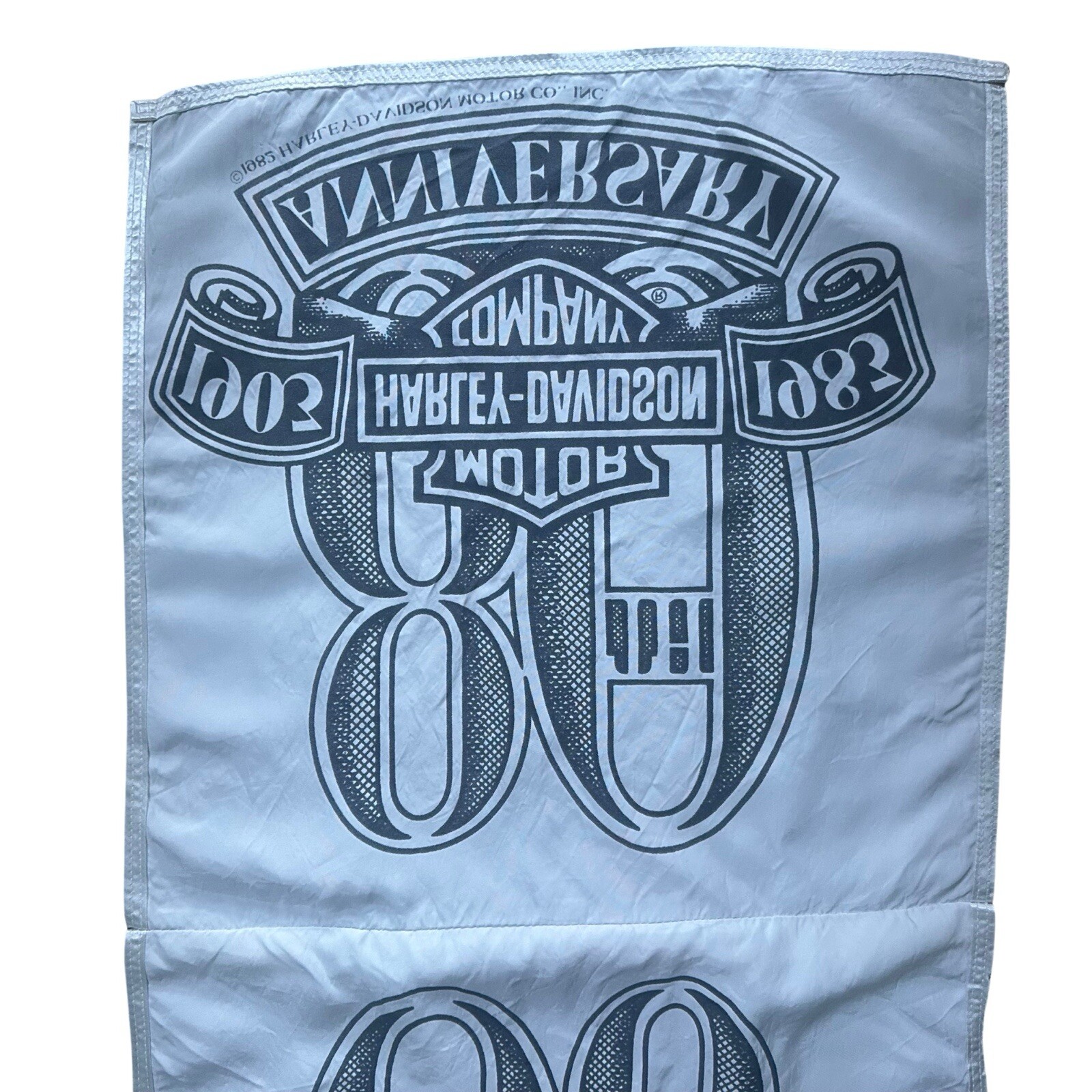 Vintage Harley Davidson Flag Banner 80th anniversary - rare