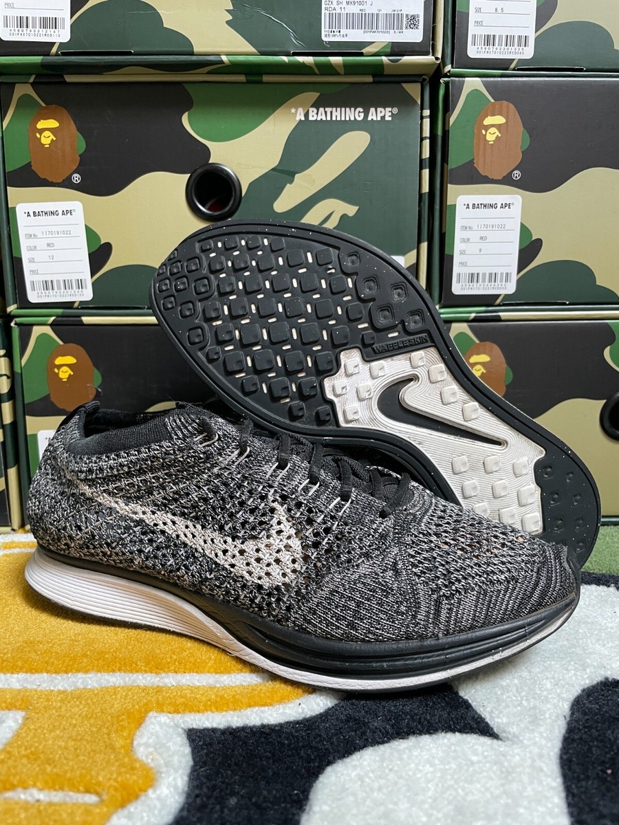 Nike Flyknit Racer Oreo Size USED 526628 012