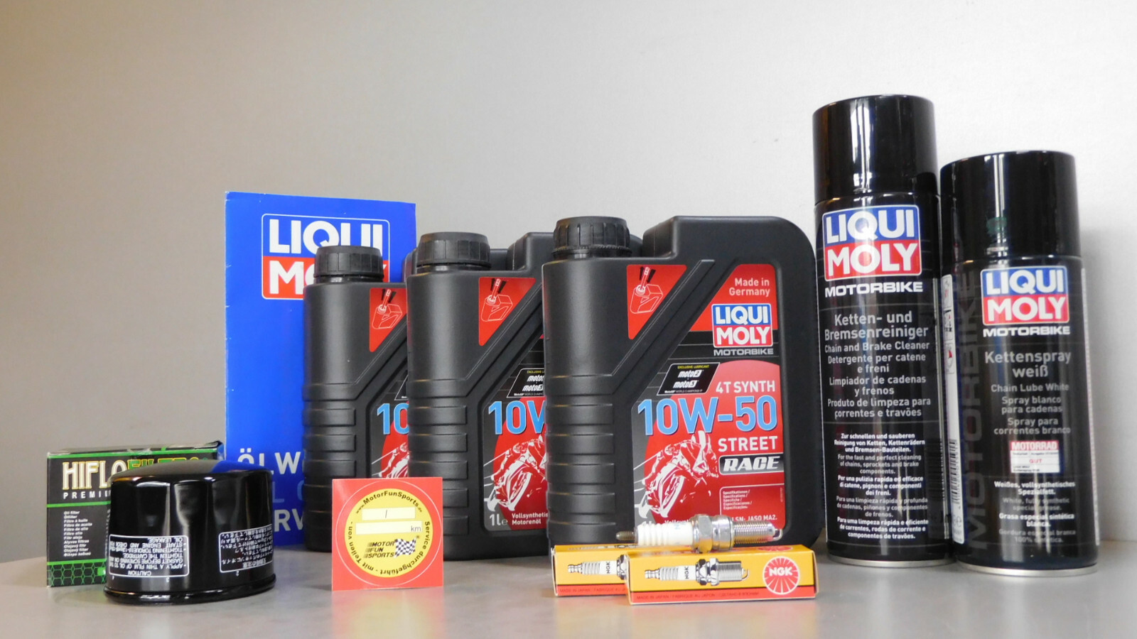 Maintenance Set BMW F 700 GS Inspection Spark Plug Oil Service
