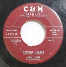 Hear! Northern Soul 45 John Lester - Getting Nearer / At Last On C&M
