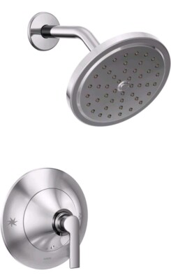 Moen TS2202 Doux Posi-Temp Shower Only Kit, Valve Required, Chrome