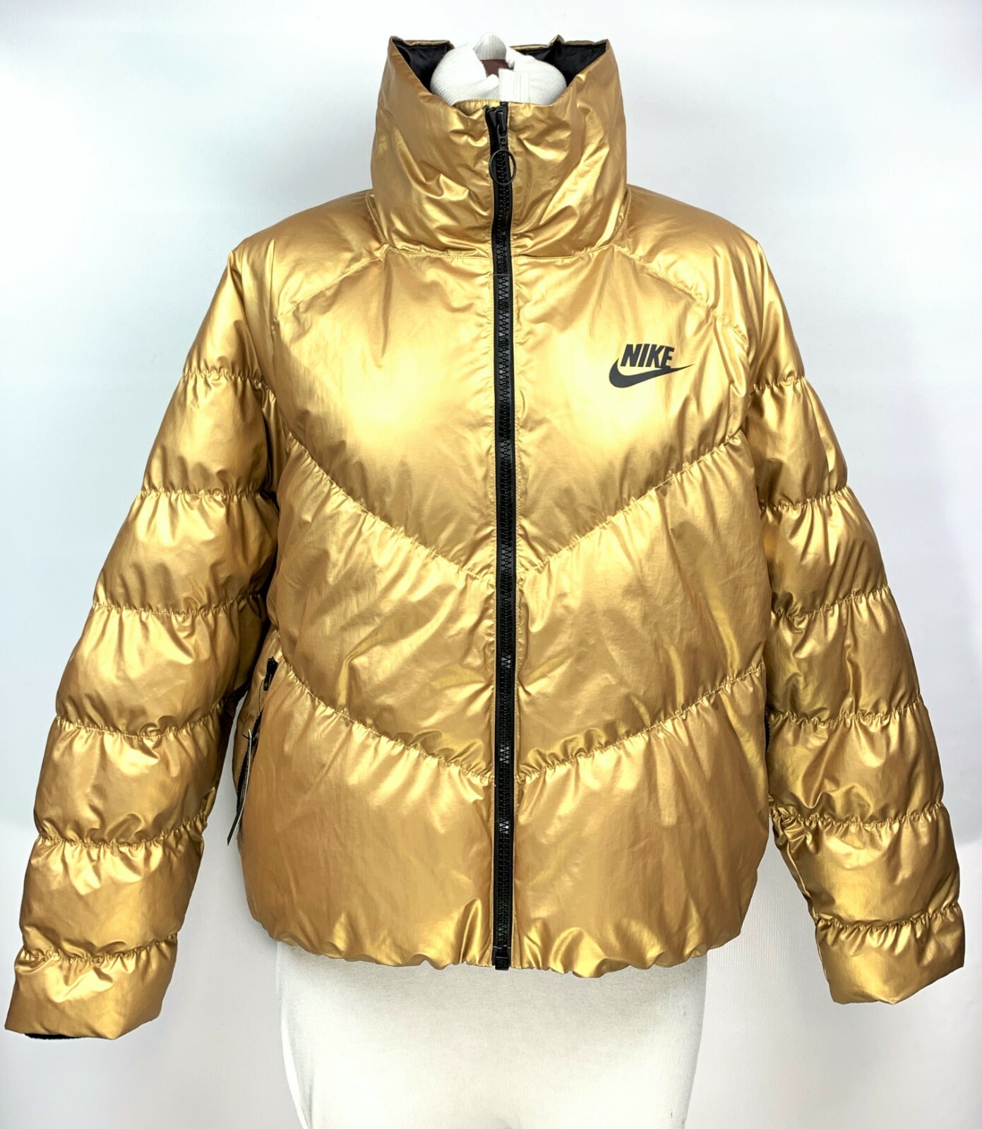 Shine Gold Puffer Jacket sz 