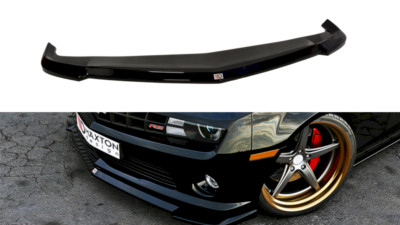 Frontdiffusor Diffusor Maxton Design Glanz Schwarz ABS für Chevrolet Camaro V Ss