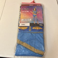Monster High Cleo De Nile Girls Costume, Wig Child Size M 7/8 Missing Gloves