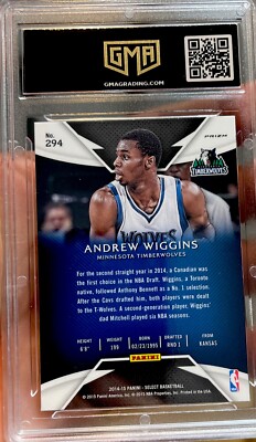 2014-15 Panini Select - Courtside Andrew Wiggins #294 Silver Prizm