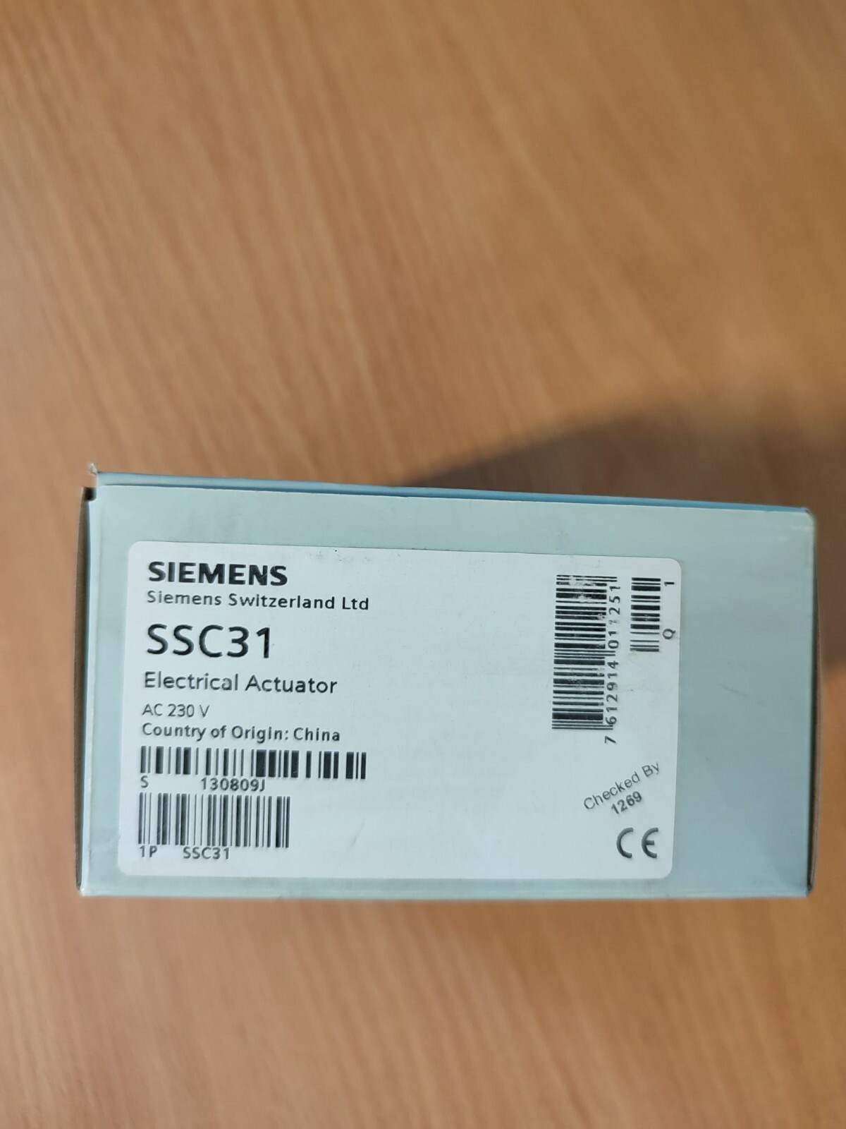 Siemens SSC31 Electrical actuator