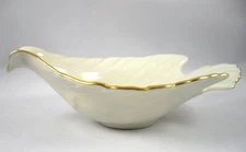 Lenox Dove Bird Candy Dish Bowl 24K Gold Trim Hand Decorated Vintage Made in USA