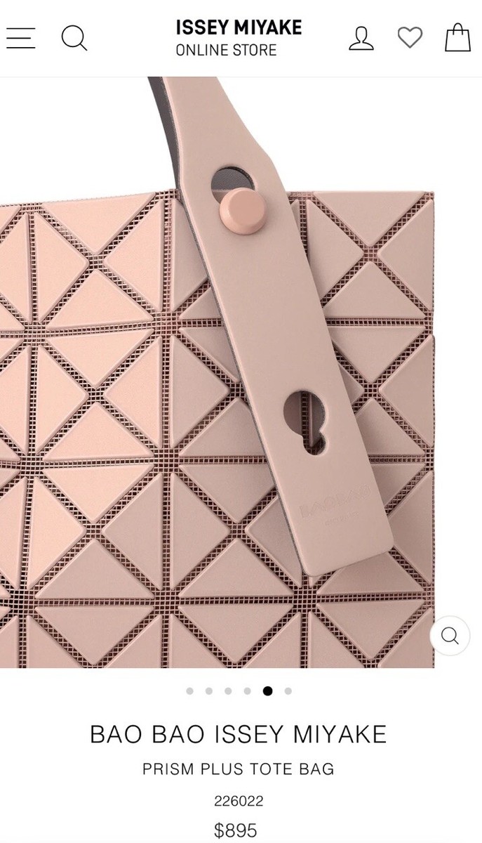 Bao Bao Issey Miyake Prism Plus Tote NWT Color: Pink Beige NEW