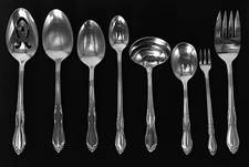 Oneida Simeon & George Rogers Silver HOMESTEAD Stainless Glossy Flatware CHOOSE