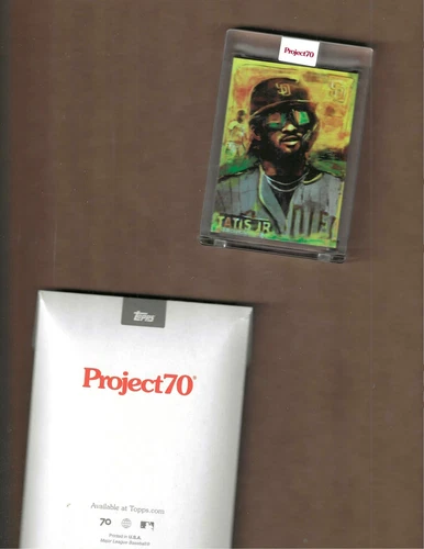 2021 Topps Fernando Tatis Jr. "Project 70" Rainbow Foil Card #822, #'d 66/70
