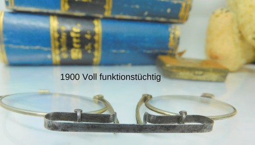 Historischer Kneifer Kneifer Nasenbrille Zwicker Optiker Nachl.1880 Sammlung - Bild 10 von 12