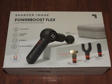 New Sealed - Sharper Image Powerboost Flex Pivot Percussion Massager 1016012