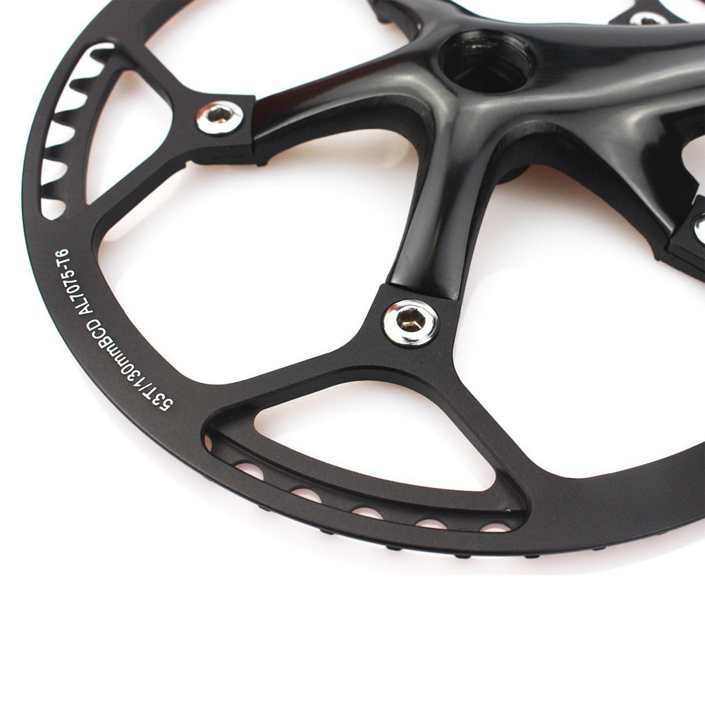 Plateau Litepro 130BCD 47T Alu + Boulons - Vélo Route / Pliant Shimano 6-9v
