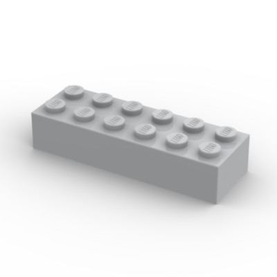 Lego 5x Basic Steine 2x6 bricks 2456 hellgrau light bluish gray