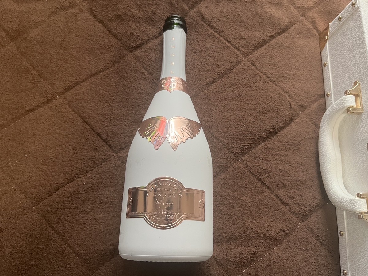 Angel Champagne NV Rosé White Empty Bottle with Box and Case