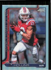 2025 Topps Chrome Football Refractor Near Mint Mack Hollins #206