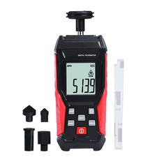 Digital 2-In-1 Tachometer Noncontact Laser Photo Sensor 3 99999RPM and Contact 3