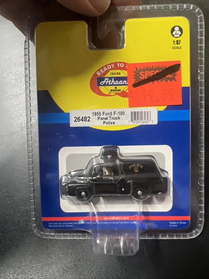 Lote de 7 camionetas Athearn escala 1:87 HO F-100/camión con panel policial/camión con panel Foto 3 de 4