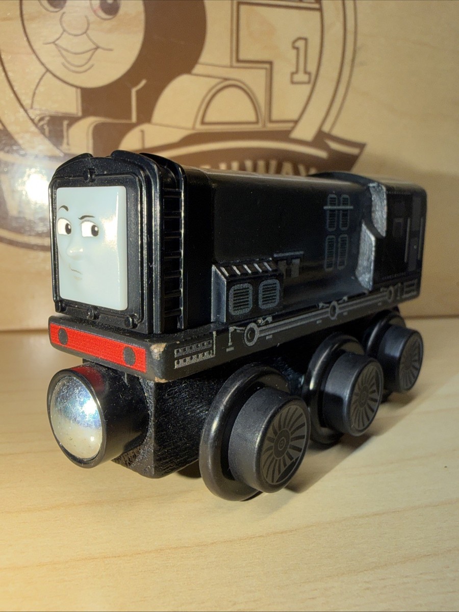 DIESEL ! THOMAS FRIENDS WOODEN RAILWAY TRAIN 2022 CGI Face BLACK