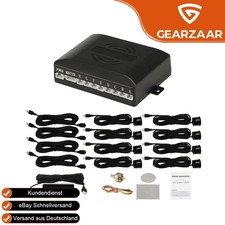 LCD Einparkhilfe +8 Sensoren Schwarz Parkhilfe PDC Universal Nachr&uuml;sten
