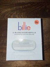 Billie Women’s Razor Refill Blades 5-Blade Cartridges - 8 1 Count (Pack of 8)  1.87 per gallon