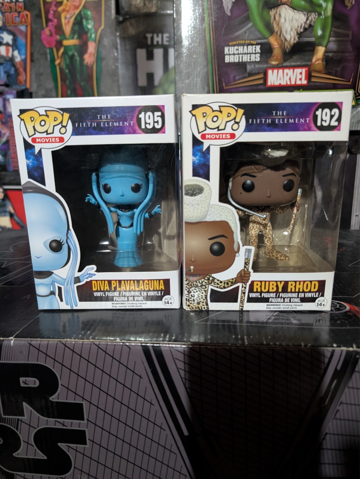 Funko Pop The Fifth Element. Diva Plavalaguna And Ruby Rhod