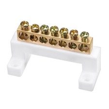 Terminal Block 7 Position Ground Wire Connector for Electric Box Control Box 6mm