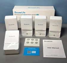 Govee Life Wifi Smart Gateway 2 With Water Leak Detector 2, 1+4 Pack -New