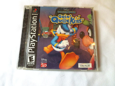 Disney's Donald Duck: Goin' Quackers PS1 PlayStation 1 Complete CIB