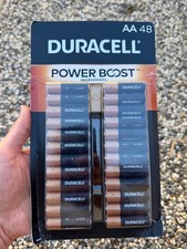Duracell Coppertop Alkaline-Manganese Dioxide AA Battery, 1.5V, Pack of 48 
