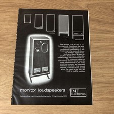 GRAM132 MAGAZINE ADVERT 11X8 IMF MONITOR TLS 80 MK. II