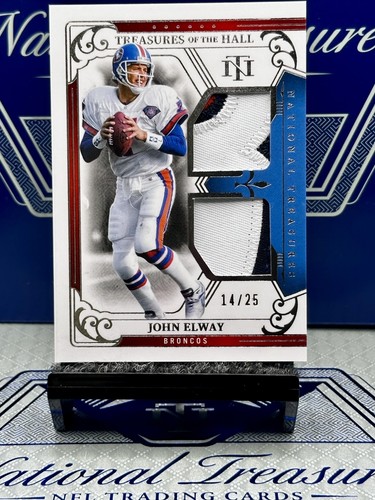 John Elway #2 2025 Panini National Treasures Treasures of the Hall card