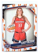 2025 Panini Prizm WNBA #145 Lucy Olsen WNBA Logo Prizms